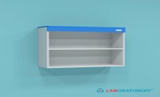 Шкаф навесной с открытыми полками