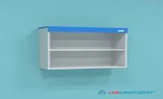 Шкаф навесной с открытыми полками