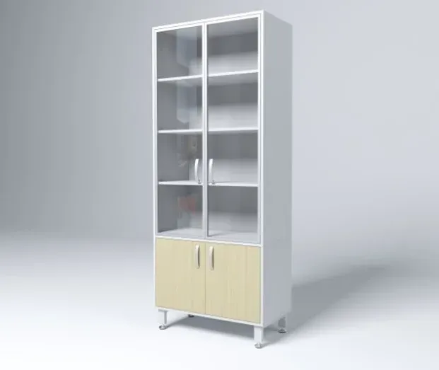 Стол офисный на металлическом каркасе